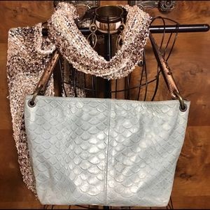Vintage Ceconni PIERO Embossed Leather Bag
